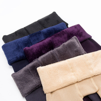 CHLEISURE S-XL 8 kolorów zimowe legginsy damskie ciepłe legginsy wysokiej talii grube aksamitne legginsy stałe wszystkie mecze legginsy kobiet 5